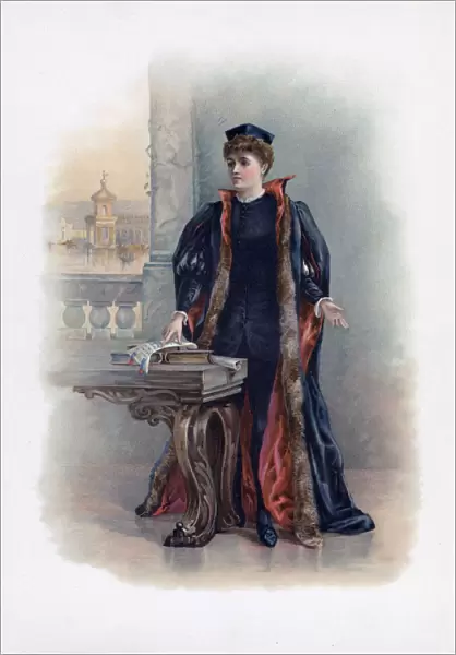 Portia, 1891. Artist: Fanny Bowers
