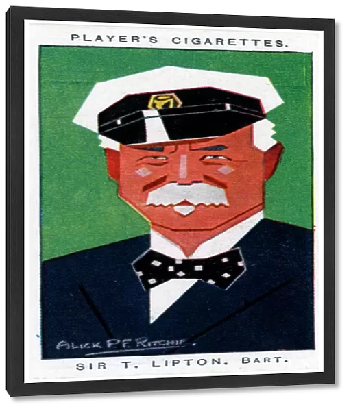 Sir Thomas Johnstone Lipton, 1st Baronet, British grocer and yachtsman, 1926. Artist: Alick P F Ritchie