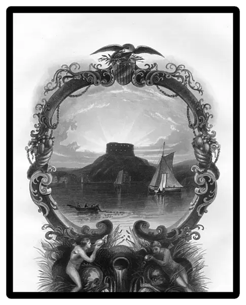 Fort Connanicut, Rhode Island, 1855