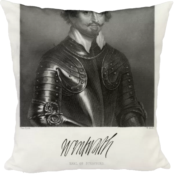 Thomas Wentworth, 1st Earl of Strafford (1593-1641), 19th century. Artist: W Holl