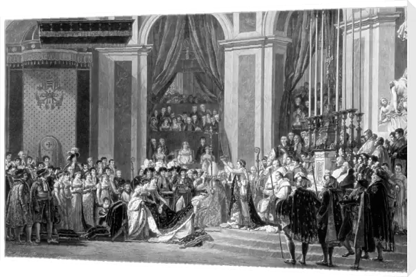 The Consecration of the Emperor Napoleon and the Coronation of the Empress Josephine, 1804 (1900)
