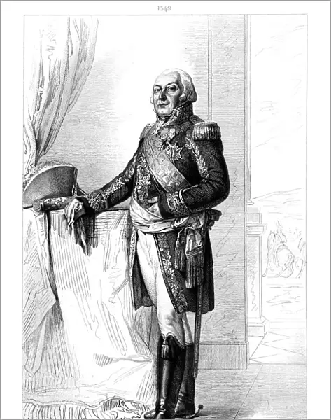 Francois-Henri de Franquetot de Coigny (1737-1821), Marshal of France, 1839. Artist: Darodes