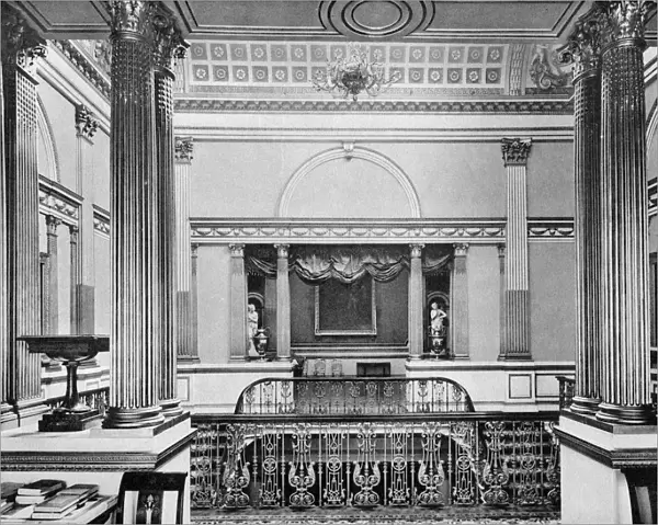 The grand staircase, Londonderry House, 1908. Artist: Bedford Lemere and Company