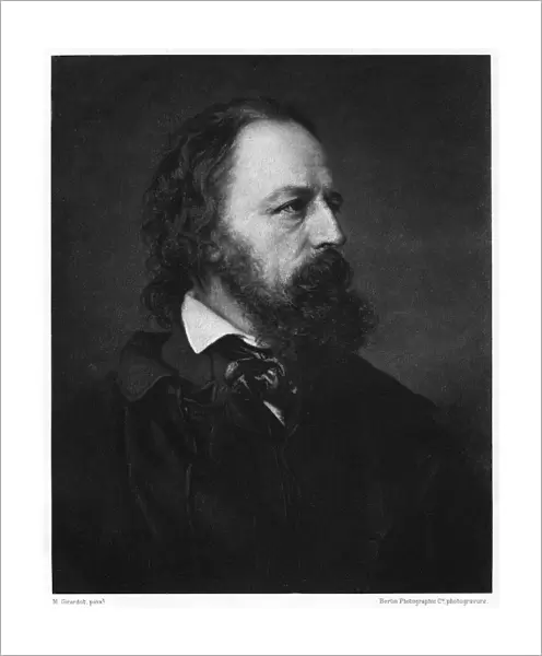 Alfred Tennyson, 1st Baron Tennyson (1809-1892), English poet, 1893. Artist: Berlin Photographic Co