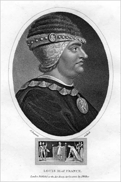 Louis XI, King of France, (1805). Artist: J Chapman