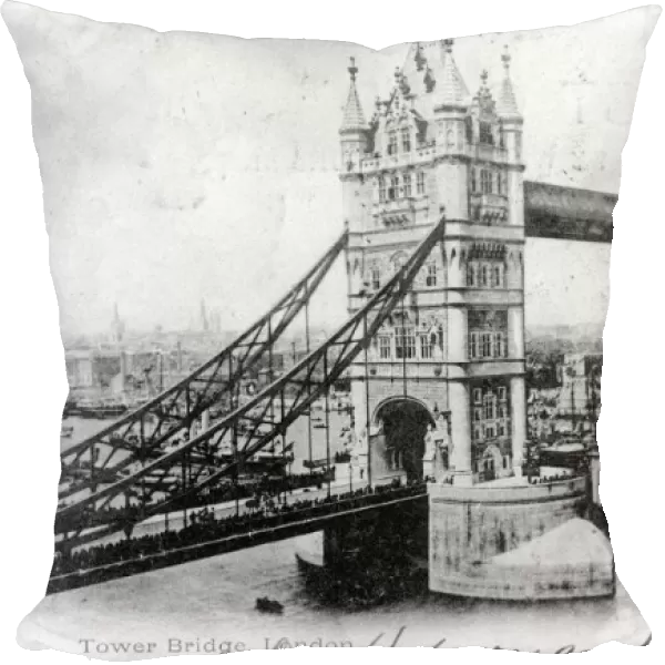Tower Bridge, London, 1903. Artist: Valentine