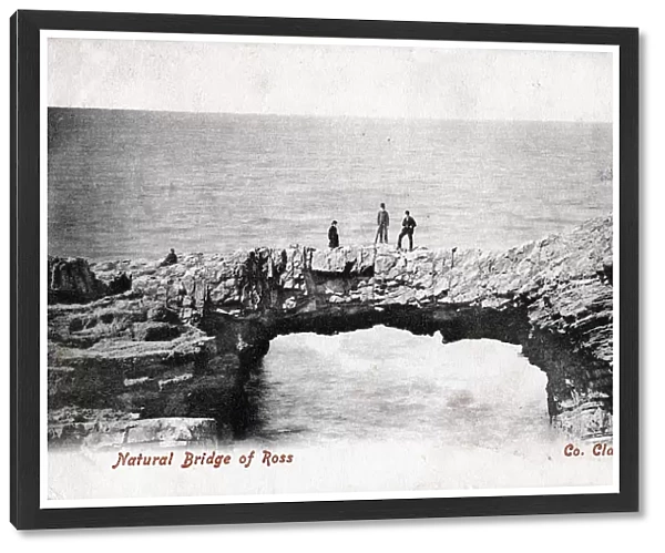 Natural Bridge of Ross, County Clare, Ireland, 1906