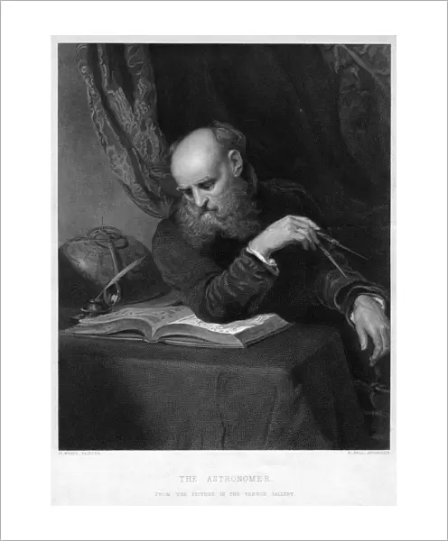 The Astronomer, 19th century. Artist: R Bell