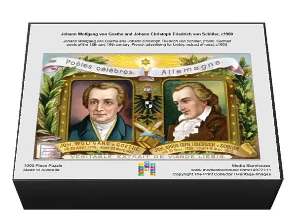 Johann Wolfgang von Goethe and Johann Christoph Friedrich von Schiller, c1900