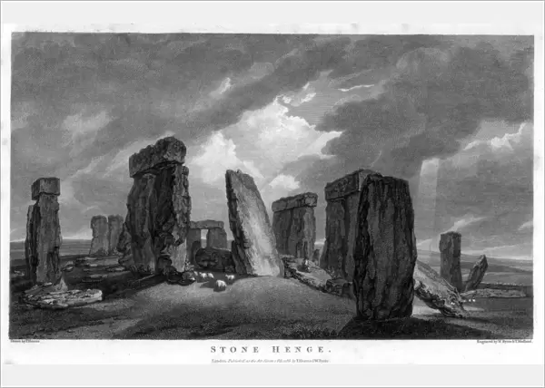 Stonehenge, 1786. Artist: William Byrne