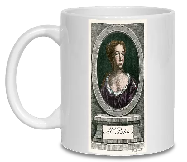 Aphra Behn (1640-1680), first professional woman writer in English literature. Artist: B Cole