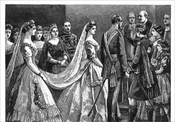 Marriage of Princess Helena and Prince Christian, 5 July 1866 (late 19th century)
