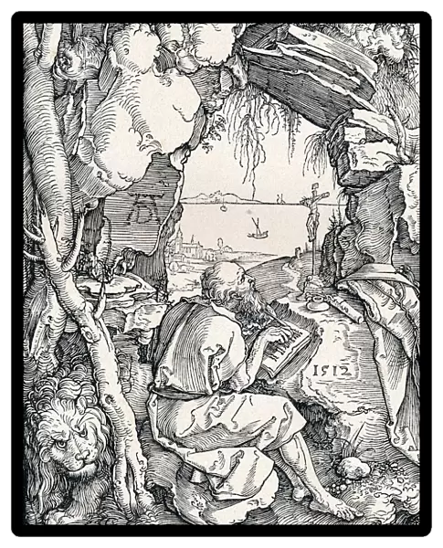 St Jerome in a Cave, 1512 (1906). Artist: Albrecht Durer