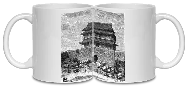 Tiananmen Gate, Peking, China, 19th century. Artist: C Laplante
