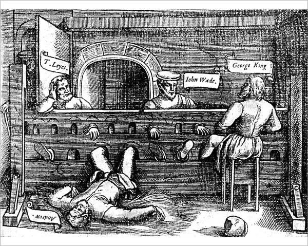 Prisoners in the Lollards Tower, 1550s, (c1920)