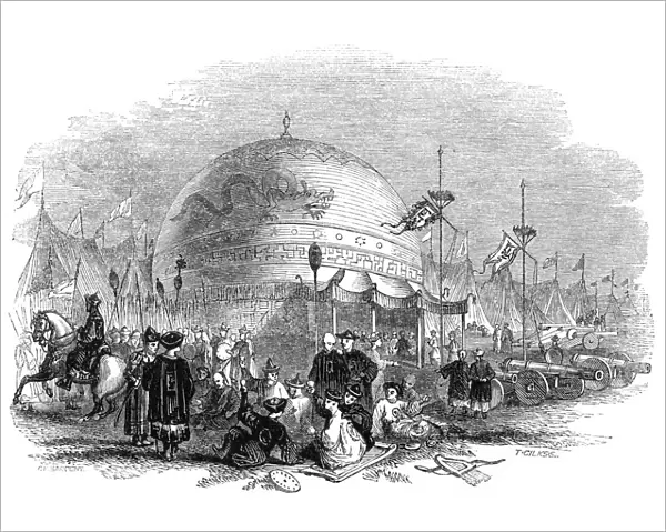 Grand ceremony of trying the cannon, 1847. Artist: Giles