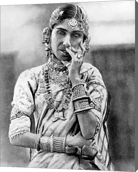 Indian nautch girl, 1936