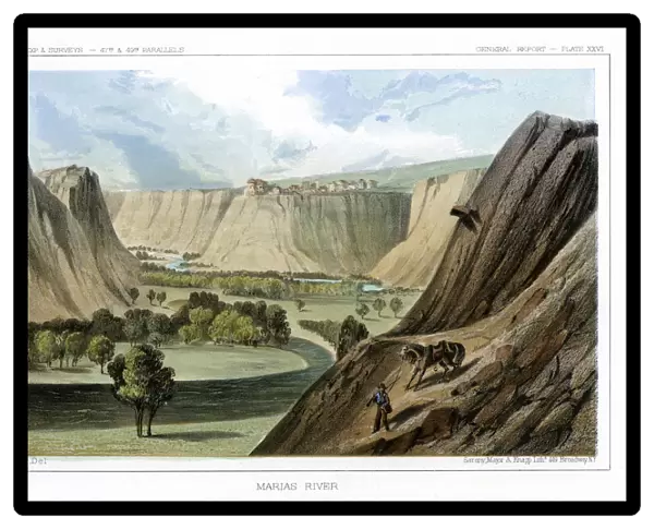 The Marias River, Montana, USA, 1856. Artist: John Mix Stanley