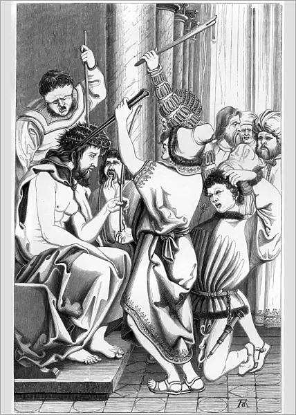 The Mocking of Christ, 16th century (1849). Artist: A Bisson