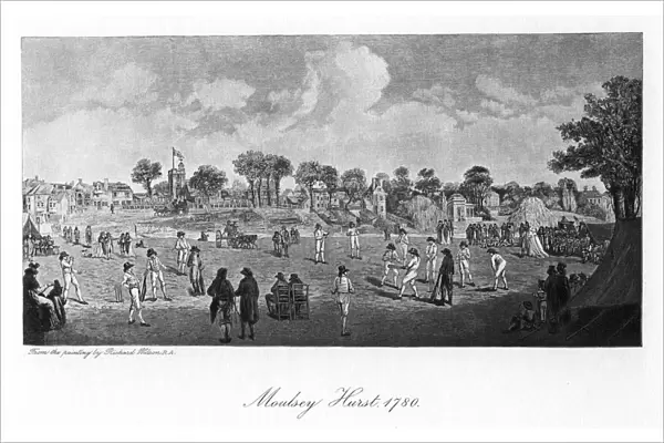 Cricket at Moulsey Hurst, 1780, (1912)