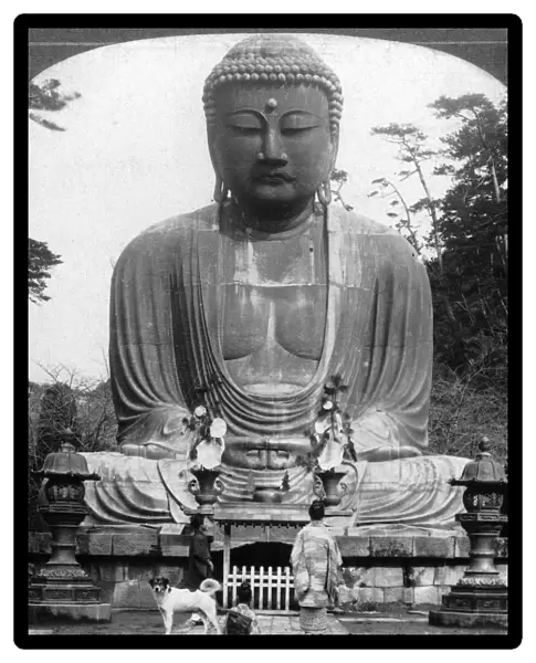 A bronze statue of Buddha, Kamakura, Japan, 1900s. Artist: BL Singley