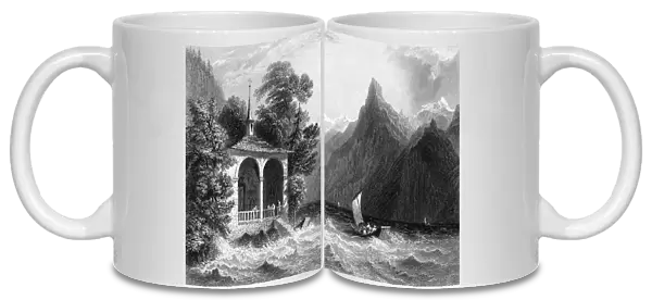 Tells Chapel, Lake Uri, Switzerland, 1836. Artist: R Wallis