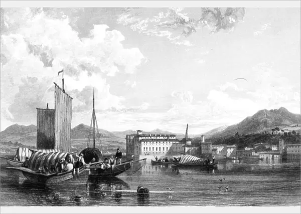 Isola Bella, Lago Maggiore, Italy, 19th century. Artist: W Miller
