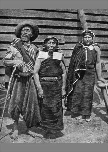 Patagonian indians, Argentina, 1922