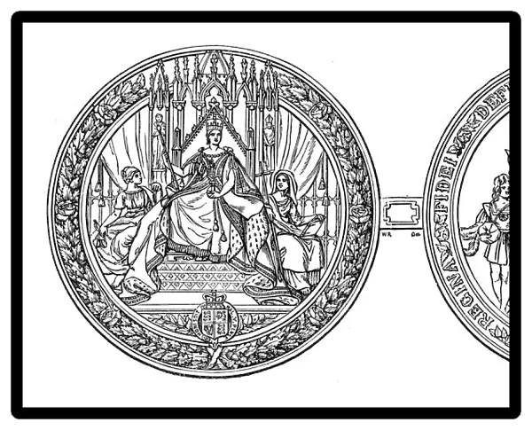 The Great Seal of Queen Victoria, c1895