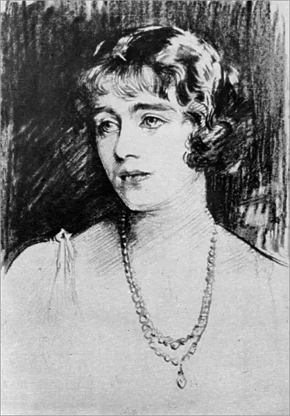 Study of Lady Elizabeth Bowes-Lyon, 1923. Artist: John Singer Sargent