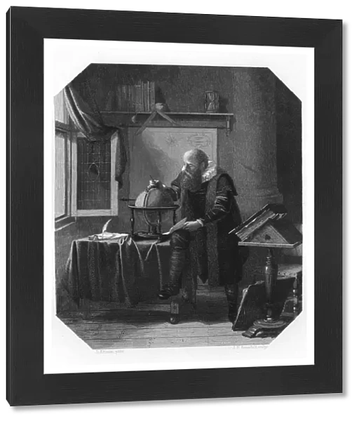 Petrus Plancius, Dutch astronomer, cartographer and clergyman, c1870. Artist: JH Rennefeld