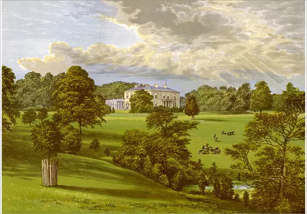 Ashcombe Park, Staffordshire, home of the Sneyd family, c1880