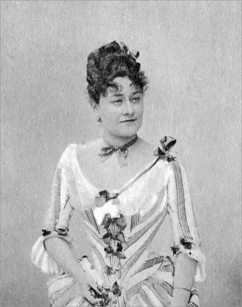 Marie Grisier Montbazon, French mezzo-soprano and actress, 1877