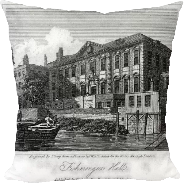 Fishmongers Hall, City of London, 1817. Artist: J Greig