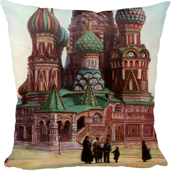 Cathedral of St Basil, Moscow, Russia, c1930s. Artist: SJ Beckett