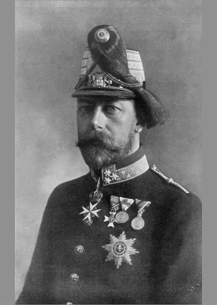 King George the Fifth, in Austrian Uniform, 1910
