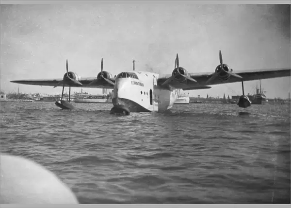 Short Empire flying boat Corinthian, Alexandria, Egypt, c1938-c1941