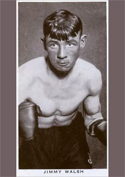 Jimmy Walsh, British boxer, 1938