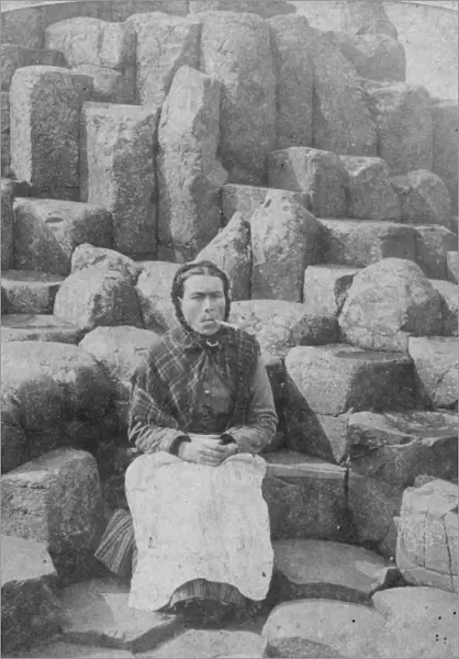 The Wishing Chair, Giants Causeway, County Antrim, Ireland, 1887. Artist: Underwood & Underwood