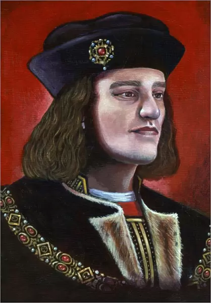 Contemporary painting of King Richard III (1452-1485), 2013. Artist: Karen Humpage