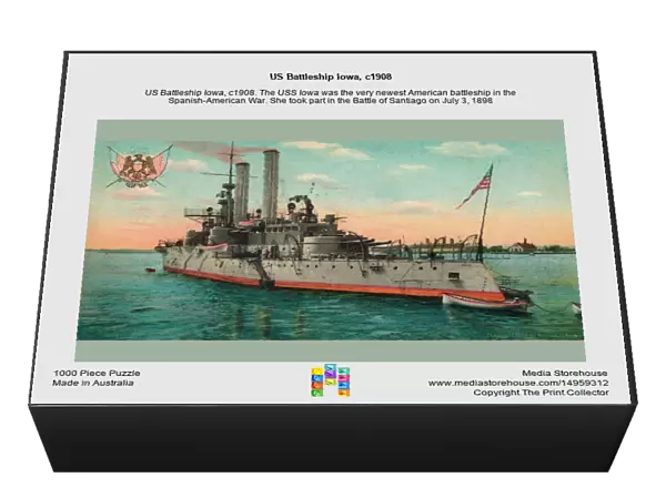 US Battleship Iowa, c1908