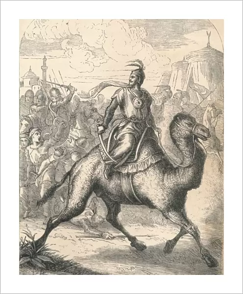 Saladin Escaping on a swift Dromedary, 1869