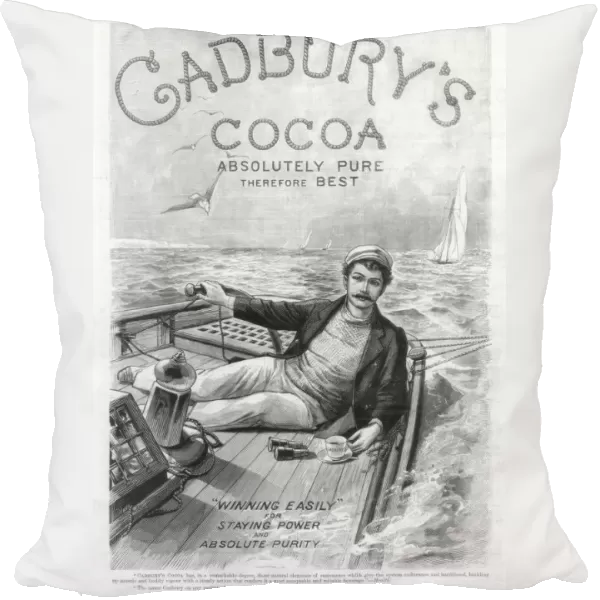 Advertisement for Cadburys Cocoa, 1890