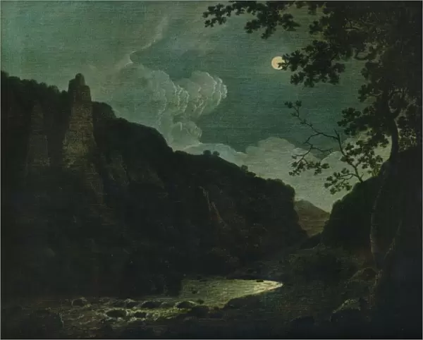 Dovedale by Moonlight, 1784. Artist: Joseph Wright of Derby