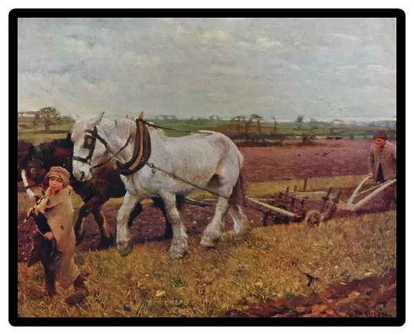 Ploughing, 1889 (1935). Artist: George Clausen