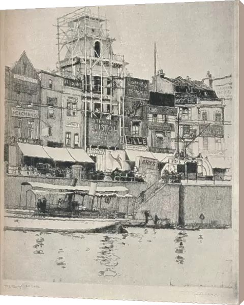 The Quay, Bristol, c1918. Artist: Frederick Charles Richards