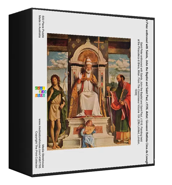 Saint Peter enthroned with Saints, John the Baptist and Saint Paul, c1516. Artist: Giovanni Battista Cima da Conegliano