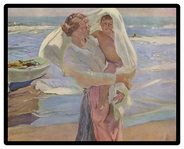 After Bathing, 1915, (1932). Artist: Joaquin Sorolla y Bastida