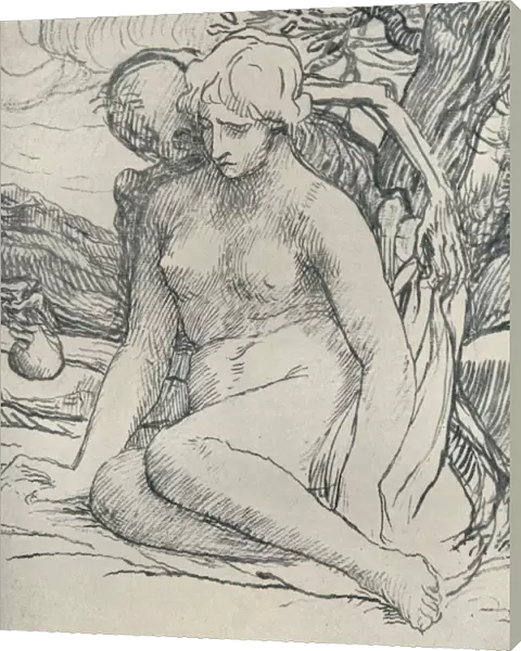 Death the Wooer, c1895, (1923). Artist: Alphonse Legros