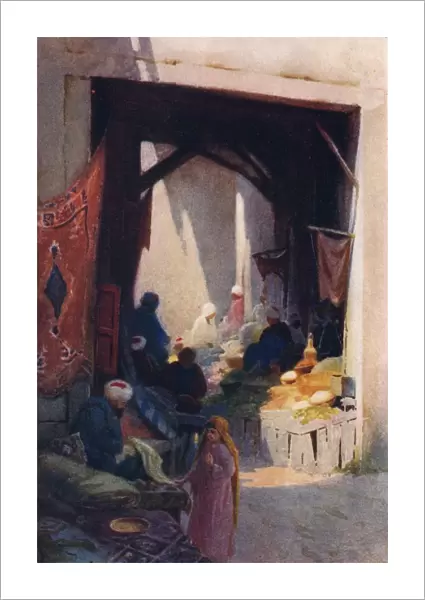 A Bazaar, c1880, (1904). Artist: Robert George Talbot Kelly